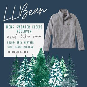 L.L.Bean Men's Sweater Fleece Pullover